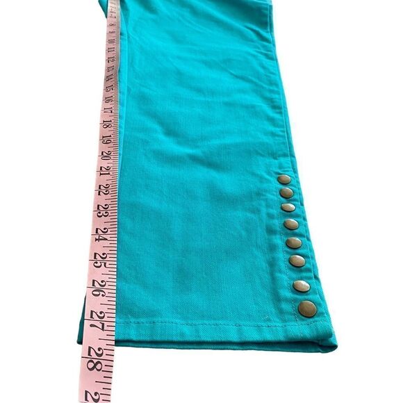 Soft Surroundings | Colorful Metro Pants in Turquoise - Picture 8 of 8